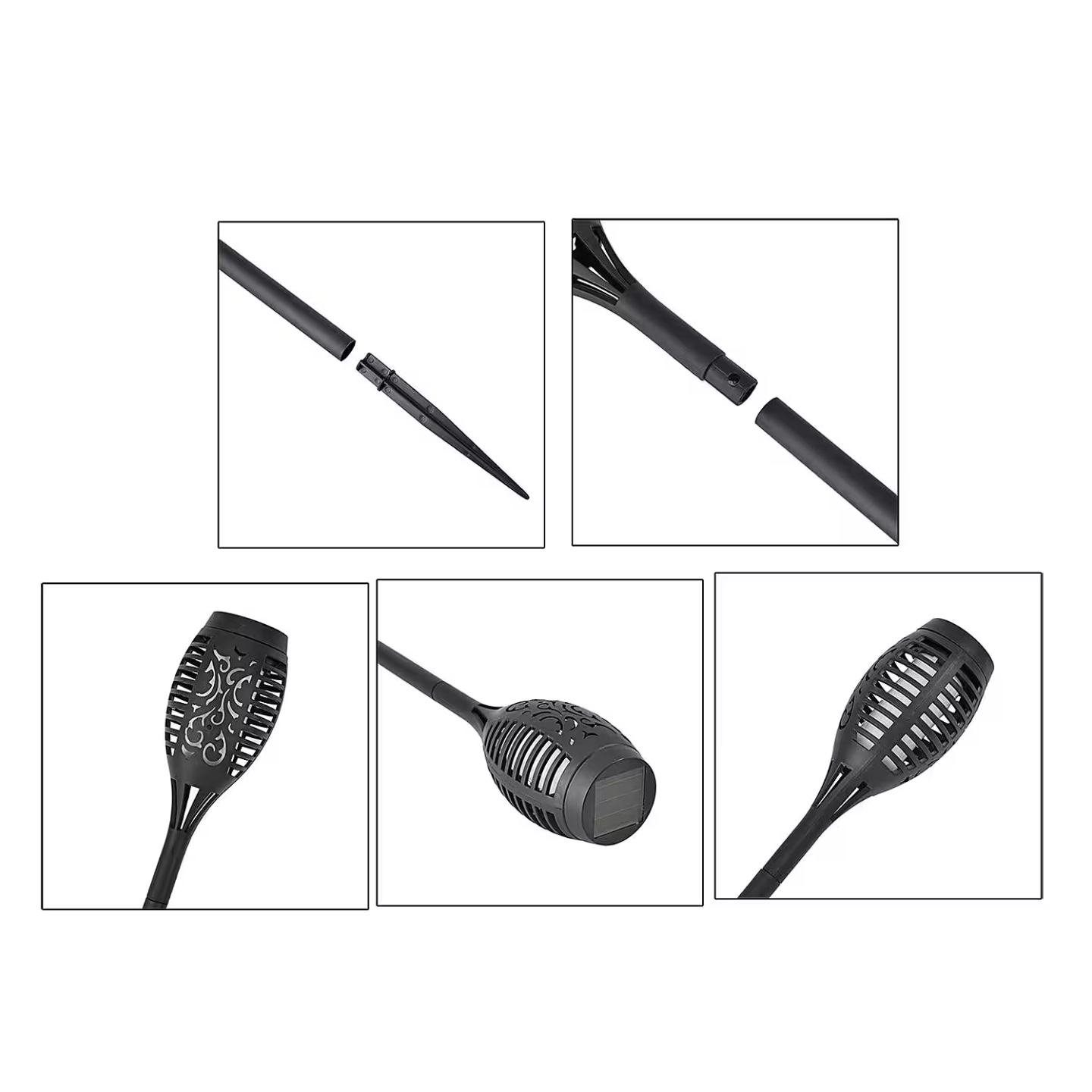 Outdoor Solar Flame Lights