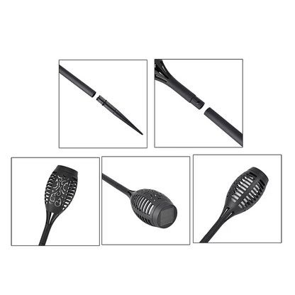 Outdoor Solar Flame Lights